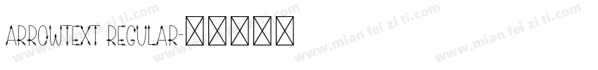 ArrowText Regular字体转换